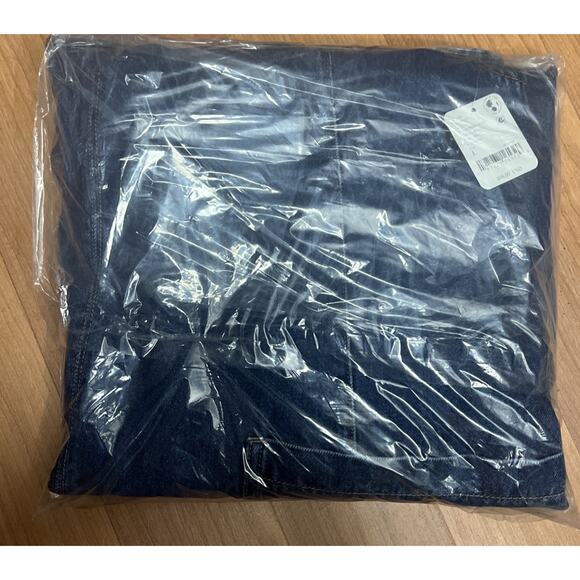 Free People We The Free High Roller Jumpsuit Kansas Sappy Blue Size Large NWT - Picture 6 of 10